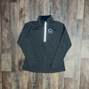 Penn State University Half Zip Up Grey Women’s Long Sleeve (Large)